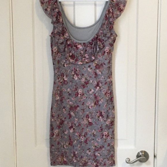 Seduction Lace Floral Ruffle Summer Dress - Picture 3 of 8